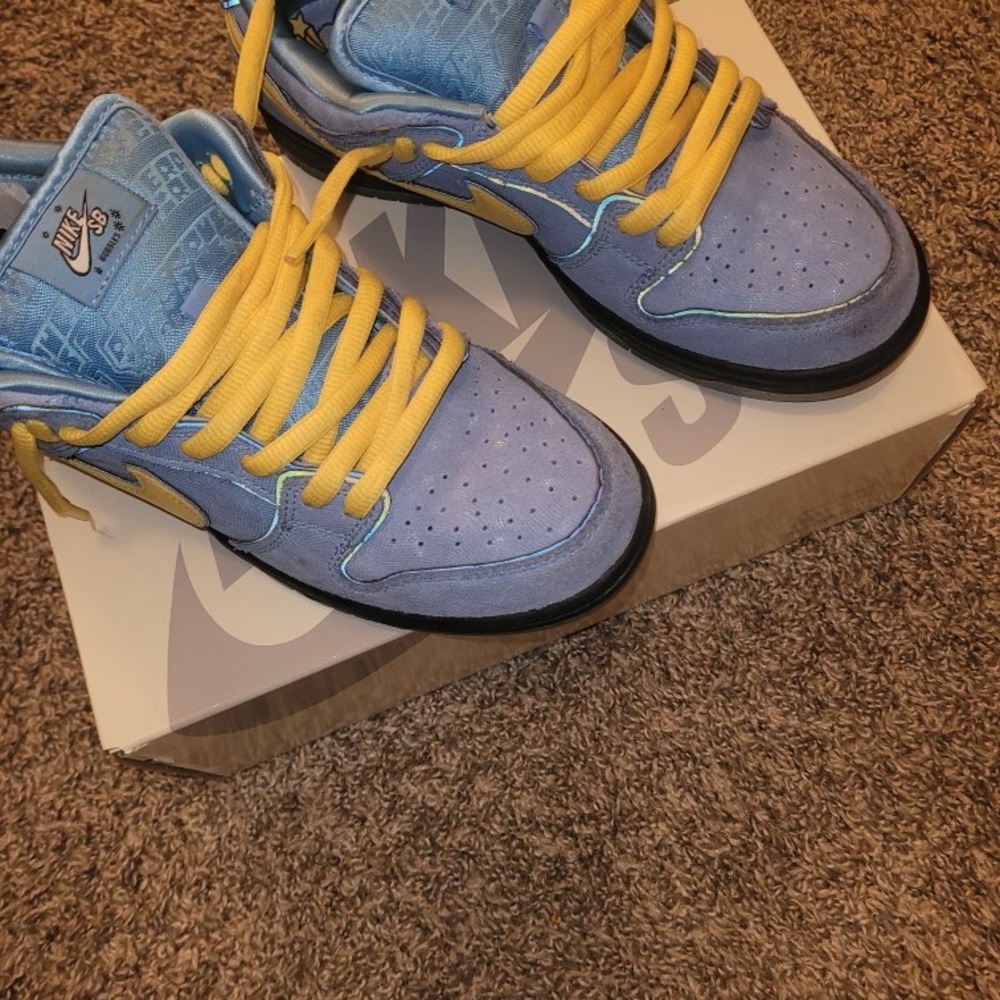 Nike Blue and Yellow Sneakers